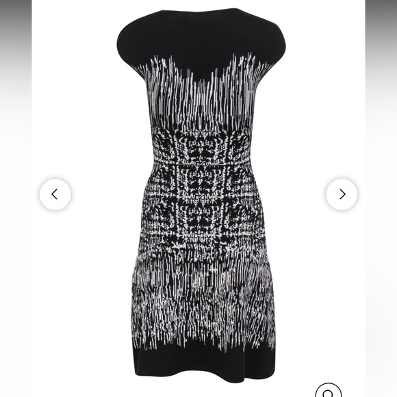 BCBGMAXAZRIA Melissa Printed Silk Blend Dress - Picture 4 of 14